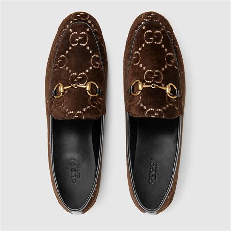 gucci gg velvet loafers|gucci jordaan velvet loafer.